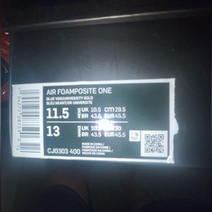 Only worn them once still in great condition and and is clean